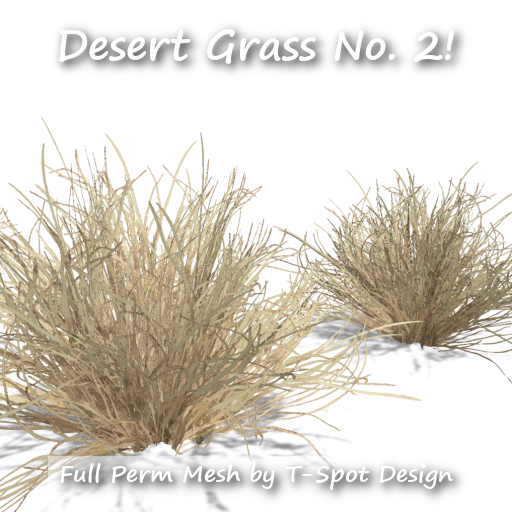 Second Life Marketplace TSpot Mesh Desert Grass No. 2 FP LI=0.